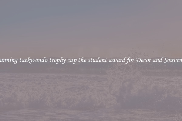 Stunning taekwondo trophy cup the student award for Decor and Souvenirs