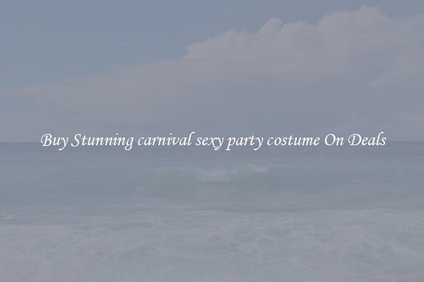 Buy Stunning carnival sexy party costume On Deals