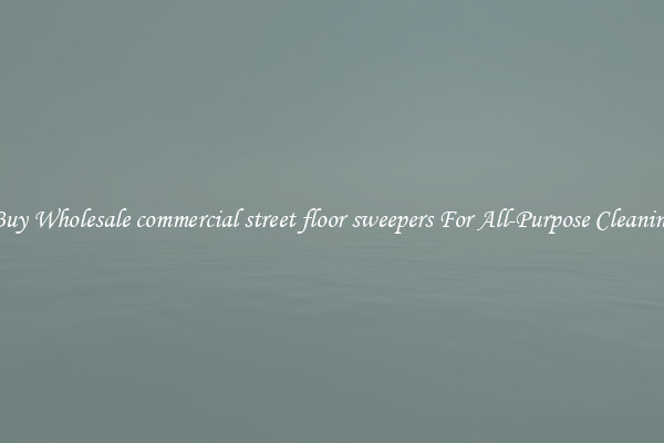 Buy Wholesale commercial street floor sweepers For All-Purpose Cleaning