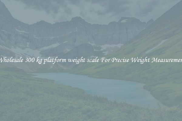Wholesale 300 kg platform weight scale For Precise Weight Measurement