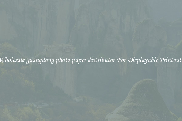 Wholesale guangdong photo paper distributor For Displayable Printouts