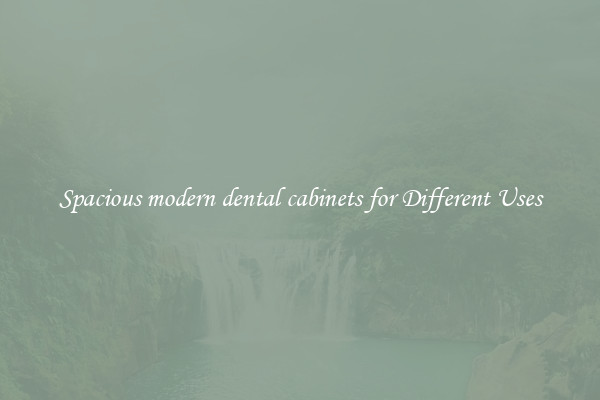 Spacious modern dental cabinets for Different Uses