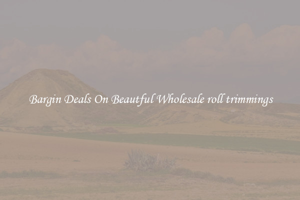 Bargin Deals On Beautful Wholesale roll trimmings